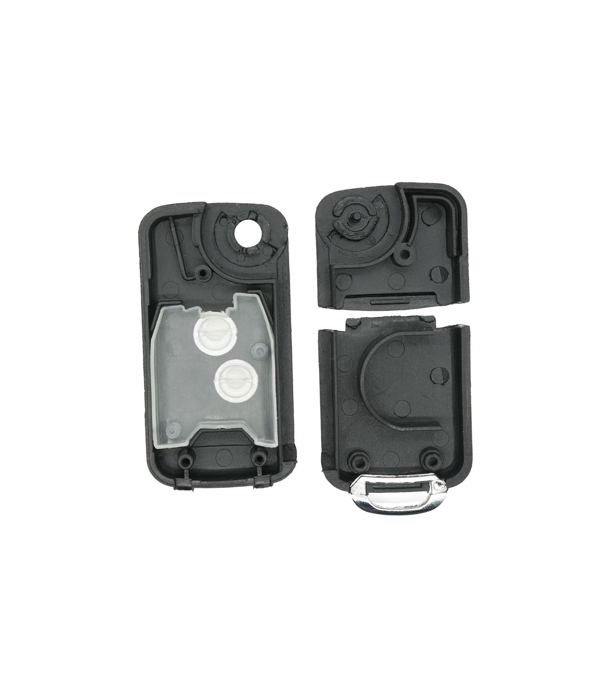 Coque de clé modifiée Peugeot 107, 307, 307CC, Citroën C1, C2, C3 - photo 2