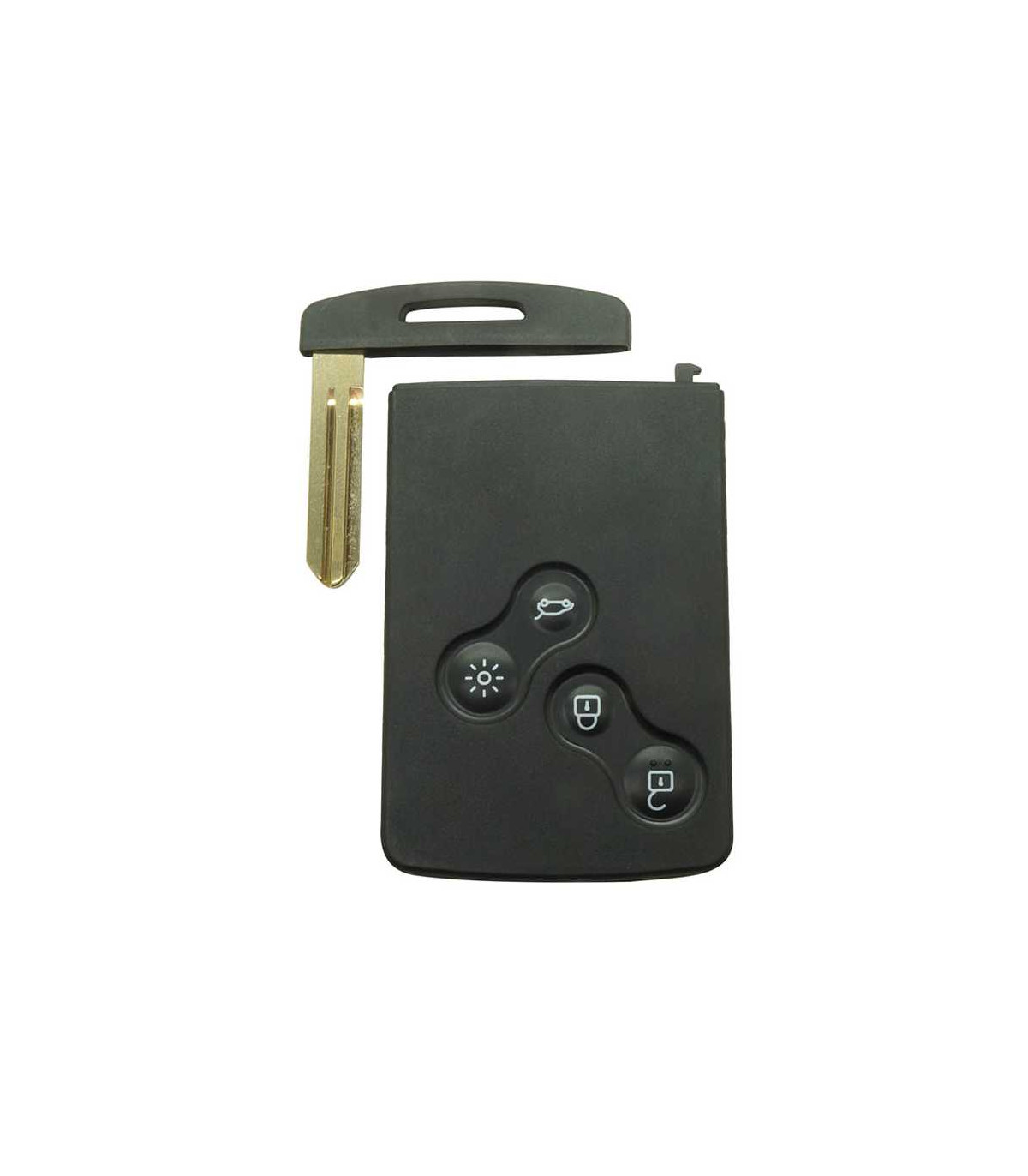 Coque de clé Renault 4 boutons pour Koleos I (2008-2016)
