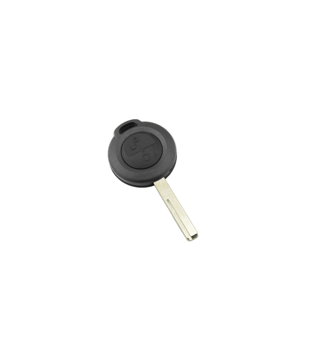 Coque de clé 2 boutons pour Smart ForTwo, ForFour (2004-2006) et Roadster, Coupe, Cabriolet