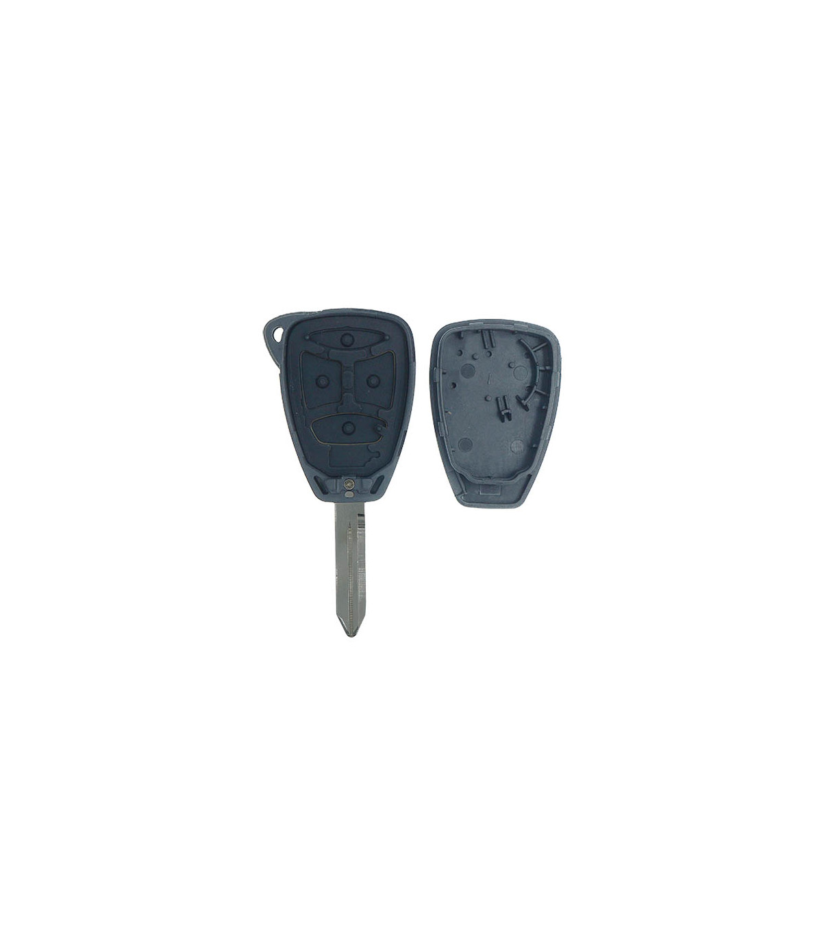 Coque de clés Chrysler 2 boutons, Lame CY24, Switch fournie - photo 2